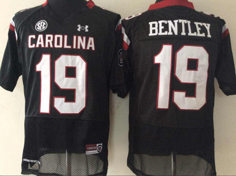 NCAA Men South Carolina Gamecock #19 Black->ncaa teams->NCAA Jersey